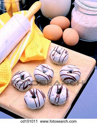 Chocolate donuts View Large Photo Image Stock Image - Chocolate donuts. Fotosearch