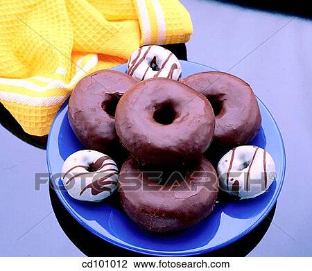 Chocolate donuts View Large Photo Image Stock Image - Chocolate donuts. Fotosearch