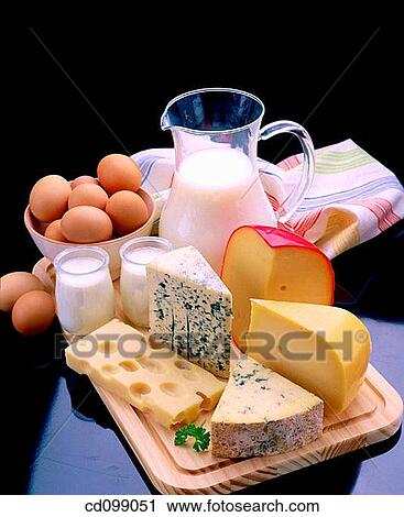Stock Image - Close-up, abundant, Chopping-board, cheese, board, abundance. Fotosearch