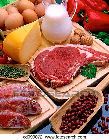 Stock Image - Close-up, abundant, Chopping-board, cheese, board, abundance. Fotosearch