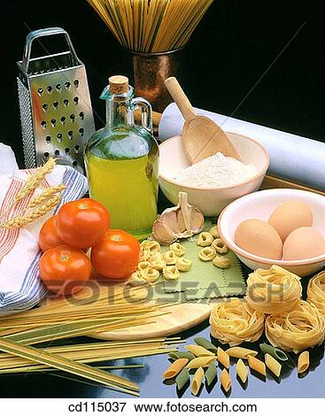 Stock Photo - Close-up, cuisine, egg, food, Garlic. Fotosearch