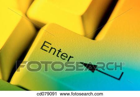 Stock Image - Enter Key. Fotosearch