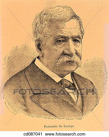 Ferdindand de Lesseps, french diplomat and builder of the Suez Canal (1805-1894) View Large Photo Image Stock Image - Ferdindand de Lesseps, french diplomat and builder of the Suez Canal (1805-1894). Fotosearch