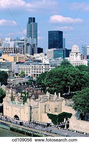 Financial district and the Tower of London. London. England View Large Photo Image Stock Photograph - Financial district and the Tower of London. London. England. Fotosearch
