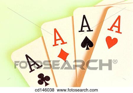 Stock Photo - Four Aces. Fotosearch