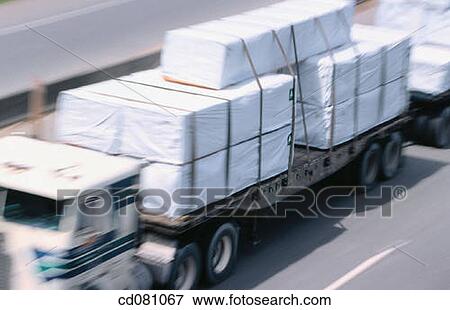 Freight Truck View Large Photo Image Stock Photo - Freight Truck. Fotosearch