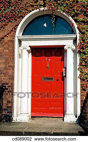Georgian door. Dublin. Ireland View Large Photo Image Stock Image - Georgian door. Dublin. Ireland. Fotosearch