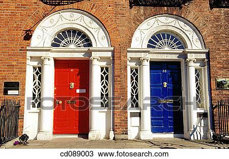 Georgian doors. Dublin. Ireland View Large Photo Image Stock Image - Georgian doors. Dublin. Ireland. Fotosearch