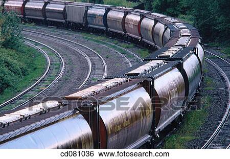 Grain Cars View Large Photo Image Stock Photograph - Grain Cars. Fotosearch