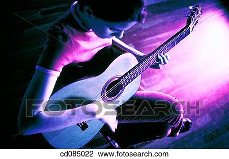 Guitarist View Large Photo Image Stock Image - Guitarist. Fotosearch