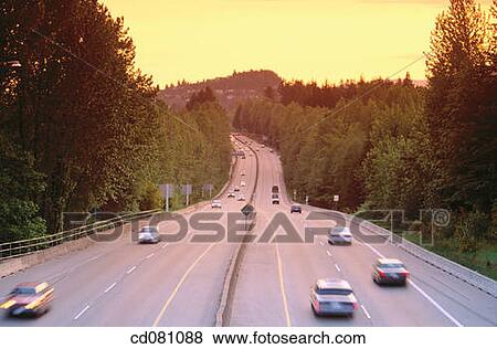 Highway View Large Photo Image Stock Photo - Highway. Fotosearch
