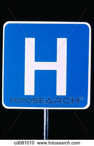 Stock Image - Hospital sign. Fotosearch