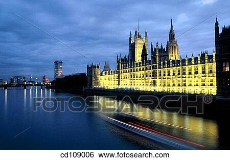 Houses of Parliament (Westminster Palace) and Thames River. London. England View Large Photo Image Stock Photograph - Houses of Parliament (Westminster Palace) and Thames River. London. England. Fotosearch