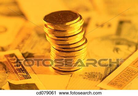 International currency and coins View Large Photo Image Stock Image - International currency and coins. Fotosearch