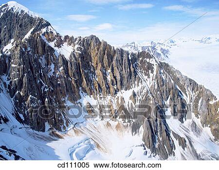Stock Photography - Kaskawulsh Glacier. Kluane National Park & Reserve. Yukon. Canada. Fotosearch