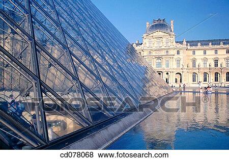 Louvre Museum. Paris. France. View Large Photo Image Stock Photo - Louvre Museum. Paris. France.. Fotosearch