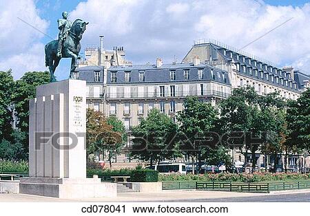 Marshal Ferdinand Foch statue at Trocad? ro Square. Paris. France. View Large Photo Image Stock Image - Marshal Ferdinand Foch statue at Trocad? ro Square. Paris. France.. Fotosearch