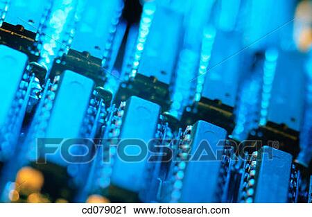 Stock Image - Memory components. Fotosearch