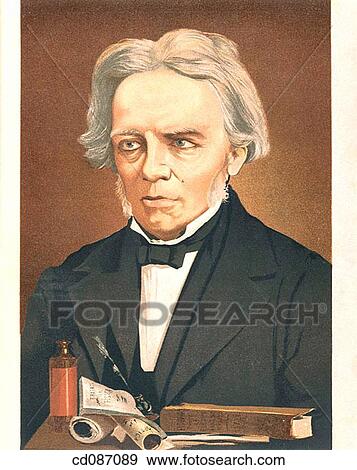 Michael Faraday, english physician and chemist (1791-1867) View Large Photo Image Stock Photo - Michael Faraday, english physician and chemist (1791-1867). Fotosearch