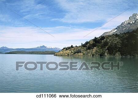 Nordenskj÷ld Lake. Torres del Paine National Park. Patagonia. Chile View Large Photo Image Stock Photograph - Nordenskj÷ld Lake. Torres del Paine National Park. Patagonia. Chile. Fotosearch