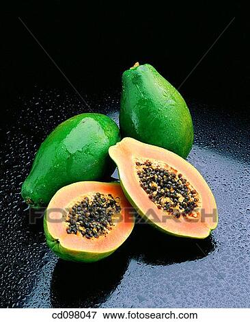 Papayas View Large Photo Image Stock Photo - Papayas. Fotosearch