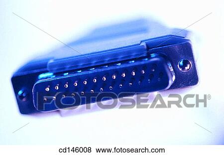 Parallel port cable View Large Photo Image Stock Photo - Parallel port cable. Fotosearch