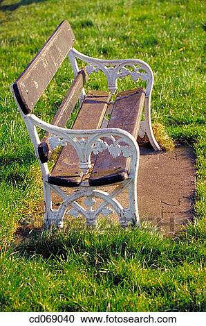 Park bench View Large Photo Image Stock Image - Park bench. Fotosearch