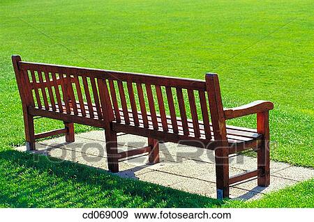 Park bench View Large Photo Image Stock Photo - Park bench. Fotosearch