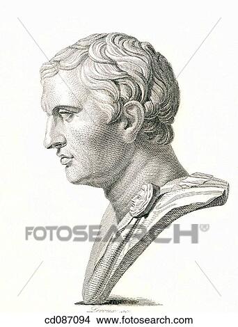 Picture - Pompey the Great, roman general and statesman (106-48 B. C. ). Fotosearch