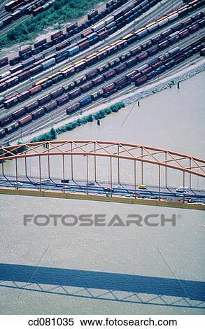 Portmann Bridge. British Columbia. Canada View Large Photo Image Stock Photography - Portmann Bridge. British Columbia. Canada. Fotosearch