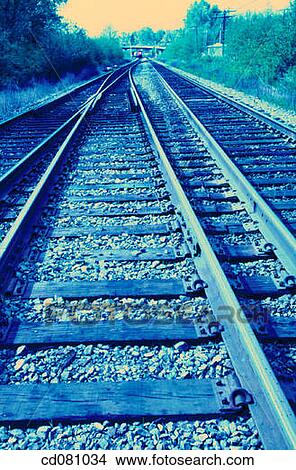 Railway Tracks View Large Photo Image Picture - Railway Tracks. Fotosearch