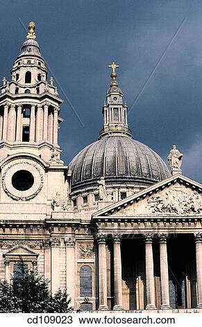 Saint Paul's Cathedral. London. England View Large Photo Image Stock Image - Saint Paul's Cathedral. London. England. Fotosearch