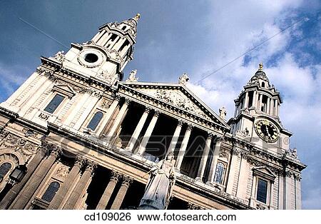Saint Paul's Cathedral. London. England View Large Photo Image Stock Photograph - Saint Paul's Cathedral. London. England. Fotosearch