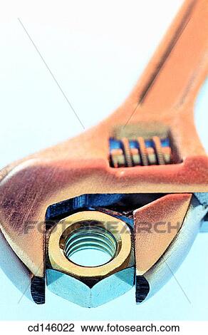 Shift spanner and nut View Large Photo Image Stock Image - Shift spanner and nut. Fotosearch