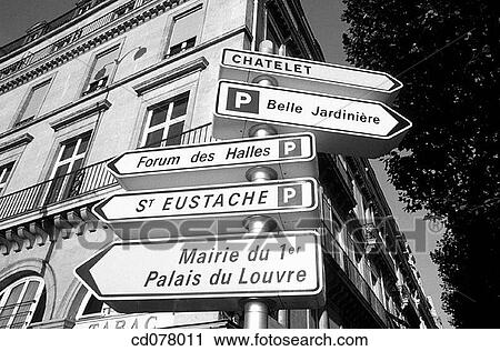 Street signs. Paris. France View Large Photo Image Stock Image - Street signs. Paris. France. Fotosearch