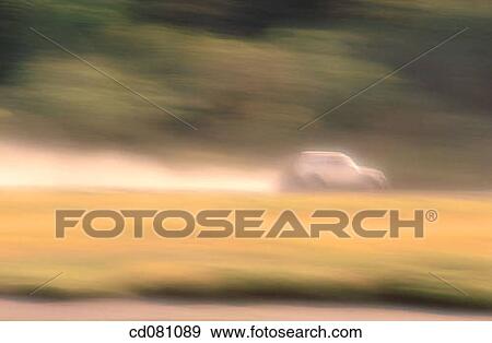 SUV on dirt road View Large Photo Image Stock Photo - SUV on dirt road. Fotosearch