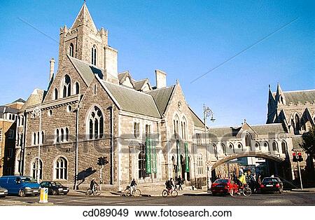 Synod Hall. Christ Church Cathedral. Dublin. Ireland View Large Photo Image Stock Photo - Synod Hall. Christ Church Cathedral. Dublin. Ireland. Fotosearch