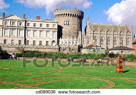 The Record Tower and Church of the Most Holy Trinity from gardens. Dublin Castle. Ireland View Large Photo Image Stock Photograph - The Record Tower and Church of the Most Holy Trinity from gardens. Dublin Castle. Ireland. Fotosearch
