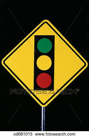 Traffic signal Ahead sign View Large Photo Image Stock Photography - Traffic signal Ahead sign. Fotosearch
