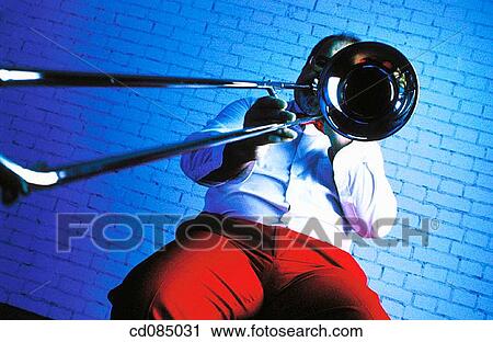 Trombone View Large Photo Image Stock Image - Trombone. Fotosearch