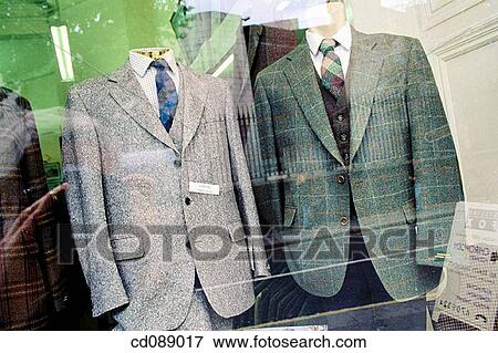 ? Tweed? coats in shop window. Dublin. Ireland View Large Photo Image Stock Photo - ? Tweed? coats in shop window. Dublin. Ireland. Fotosearch