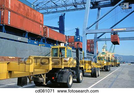 Unloading containers at dock. Surrey. British Columbia. Canada View Large Photo Image Stock Image - Unloading containers at dock. Surrey. British Columbia. Canada. Fotosearch