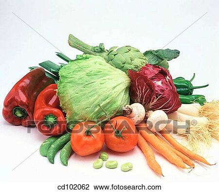 Stock Image - Vegetables. Fotosearch