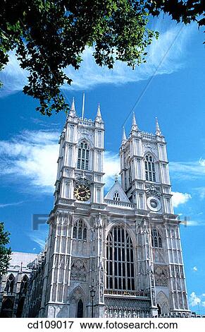 West facade of Westminster Abbey, built in Gothic style. London. England View Large Photo Image Stock Photo - West facade of Westminster Abbey, built in Gothic style. London. England. Fotosearch