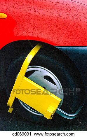 Wheel clamp View Large Photo Image Stock Image - Wheel clamp. Fotosearch