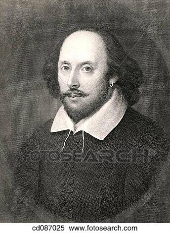 William Shakespeare 英語 詩人 以及 劇作家 1564 1616 攝影圖庫 Cd Fotosearch