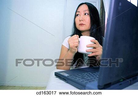 absent-mindedness, break-time, break, Asian-American, Absent-minded View Large Photo Image Stock Photo - absent-mindedness, break-time, break, Asian-American, Absent-minded. Fotosearch