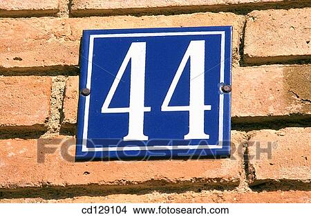 address, Close-up, brick, blue, 44 View Large Photo Image Picture - address, Close-up, brick, blue, 44. Fotosearch