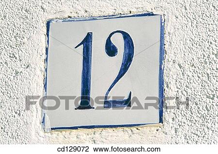 Stock Image - address, day, concept, Close-up, 12. Fotosearch