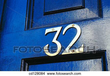 Picture - address, door, concept, Close-up, 32. Fotosearch